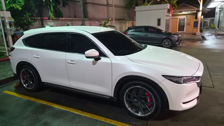 Mazda CX-8 2024 2.5 S เบนซิน เกียร์อัตโนมัติ ขาว รูปที่ 4