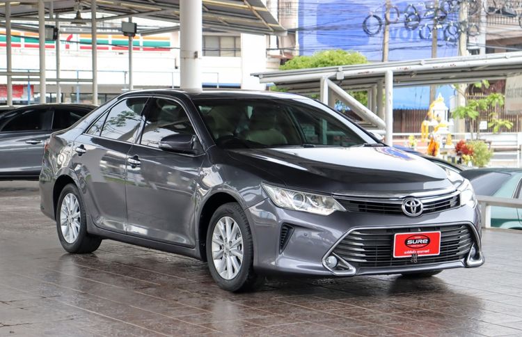 Toyota Camry 2017 2.0 G Sedan เบนซิน ไม่ติดแก๊ส เทา รูปที่ 3