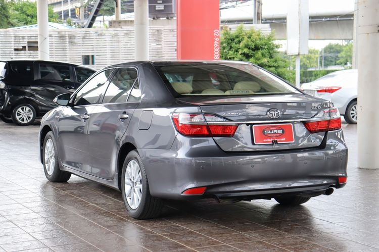 Toyota Camry 2017 2.0 G Sedan เบนซิน ไม่ติดแก๊ส เทา รูปที่ 4