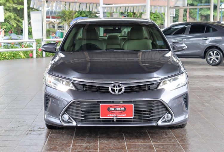 Toyota Camry 2017 2.0 G Sedan เบนซิน ไม่ติดแก๊ส เทา รูปที่ 2