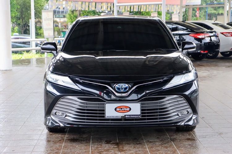 Toyota Camry 2019 2.5 HV Premium Sedan ไฮบริด ไม่ติดแก๊ส เกียร์อัตโนมัติ ดำ รูปที่ 2