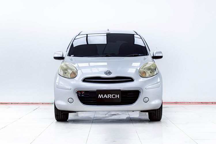 Nissan March 2012 1.2 VL Sedan เบนซิน ไม่ติดแก๊ส เกียร์อัตโนมัติ เทา รูปที่ 4