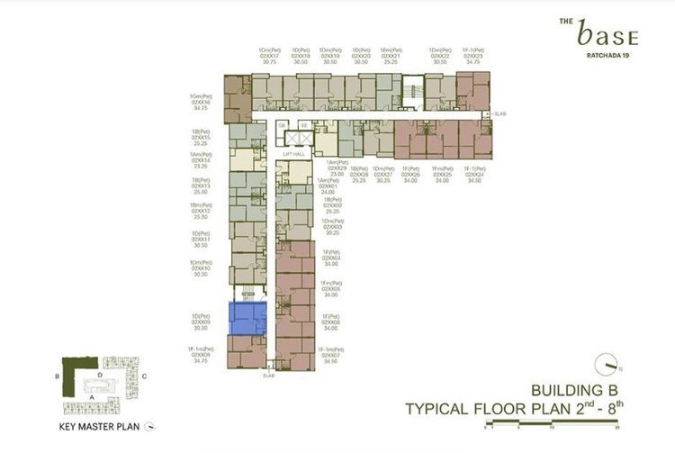 ตกแต่งครบ ขายดาวน์ คอนโด The Base Ratchada 19 ทิศใต้ 30.5ตร.ม.(เลี้ยงสัตว์ได้) รูปที่ 3