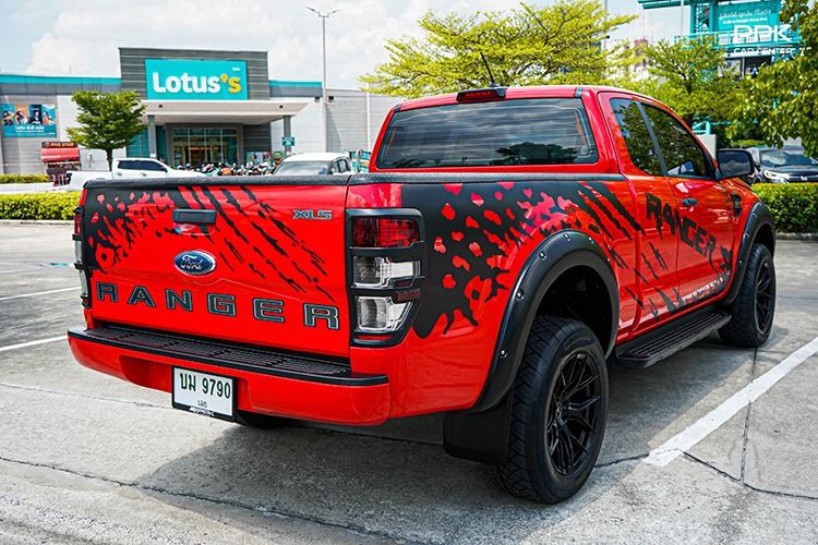 Ford Ranger 2019 2.2 Hi-Rider XLS Pickup ดีเซล ไม่ติดแก๊ส เกียร์ธรรมดา แดง รูปที่ 4