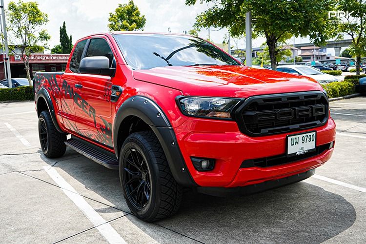 Ford Ranger 2019 2.2 Hi-Rider XLS Pickup ดีเซล ไม่ติดแก๊ส เกียร์ธรรมดา แดง รูปที่ 3