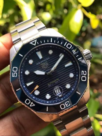 Tag Heuer Aquaracer Calibre 5 Professional 300 Blue Ceramic Blue Dail WBP201B🇨🇭🇨🇭
 รูปที่ 4