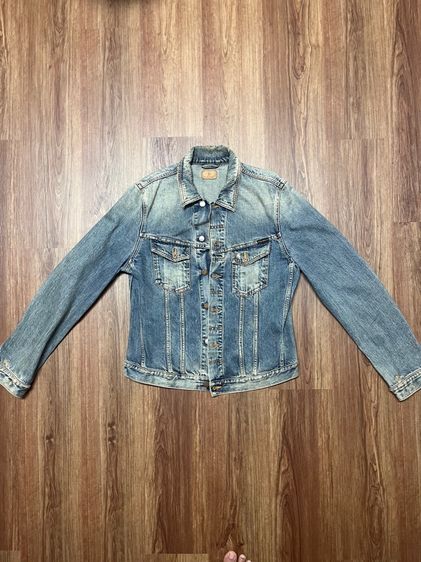 เสื้อเเจ็ตเกตยีนส์ Nudies รุ่น BILLY SHIMMERING INDIGO Size L ผ้า 12oz