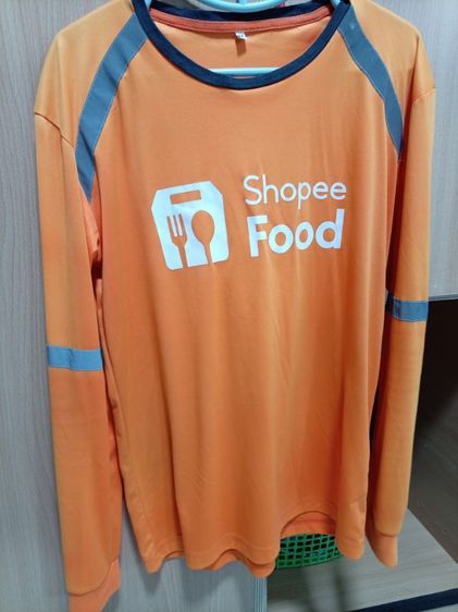 เสื้อShopeeFood(แท้x3ตัว) รูปที่ 3