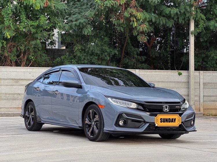 Honda Civic 2021 1.5 Turbo RS Sedan เบนซิน ไม่ติดแก๊ส เกียร์อัตโนมัติ เทา รูปที่ 2