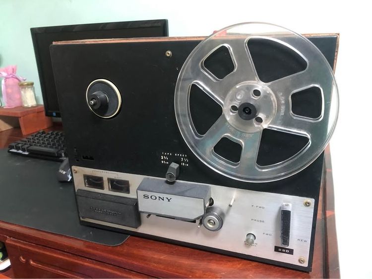 เทปรีล sony tc-250a