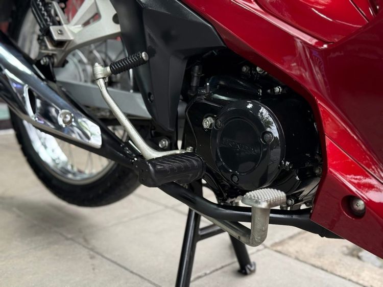 Wave125i สตาทมือ สีแดง ปี65 รถบ้านมือเดียว รูปที่ 8