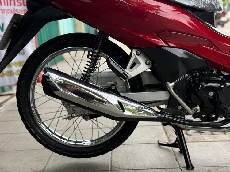 Wave125i สตาทมือ สีแดง ปี65 รถบ้านมือเดียว รูปที่ 7
