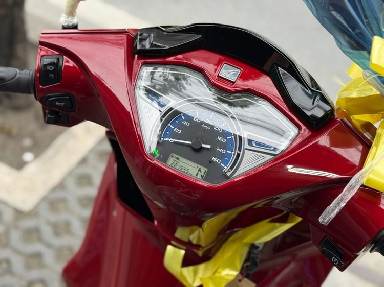 Wave125i สตาทมือ สีแดง ปี65 รถบ้านมือเดียว รูปที่ 4