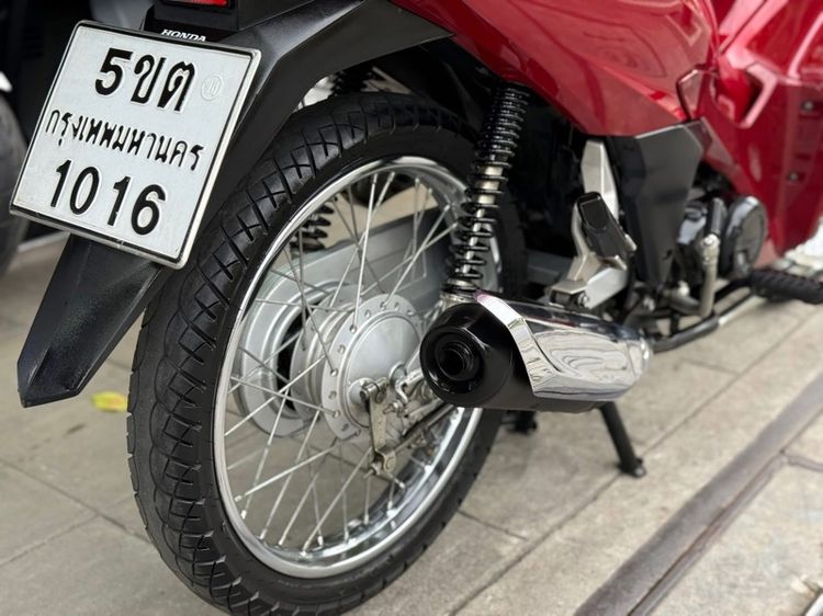 Wave125i สตาทมือ สีแดง ปี65 รถบ้านมือเดียว รูปที่ 11