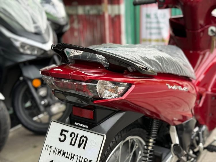 Wave125i สตาทมือ สีแดง ปี65 รถบ้านมือเดียว รูปที่ 14