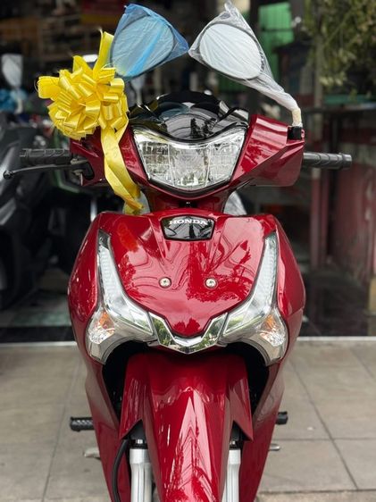 Wave125i สตาทมือ สีแดง ปี65 รถบ้านมือเดียว รูปที่ 2
