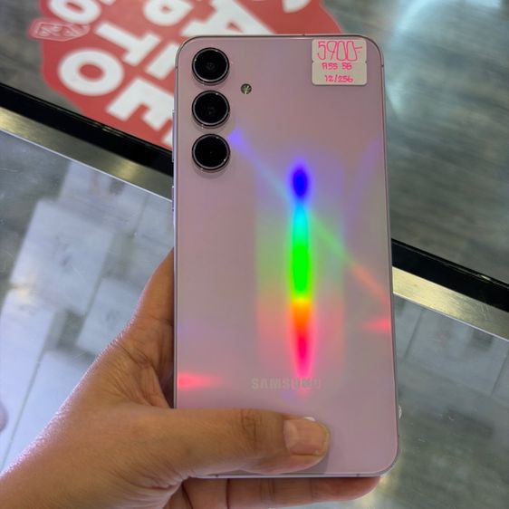 Samsung A55 5G 256GB สีชมพู เครื่องศูนย์ สภาพสวย จอ6.6นิ้ว แรม12รอม256 กล้อง50ล้าน(3ตัว)🔥🔥 รูปที่ 2