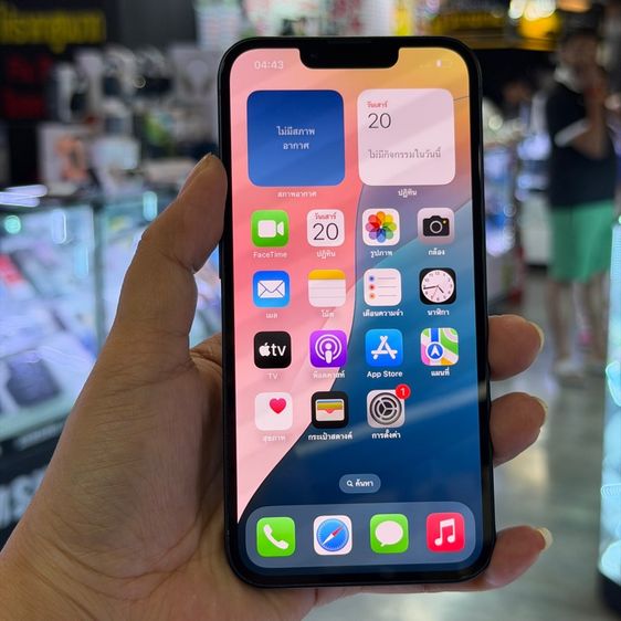iPhone13 256GB สีดำ เครื่องศูนย์ โมเดลTH สภาพสวยมากๆ 🔥🔥