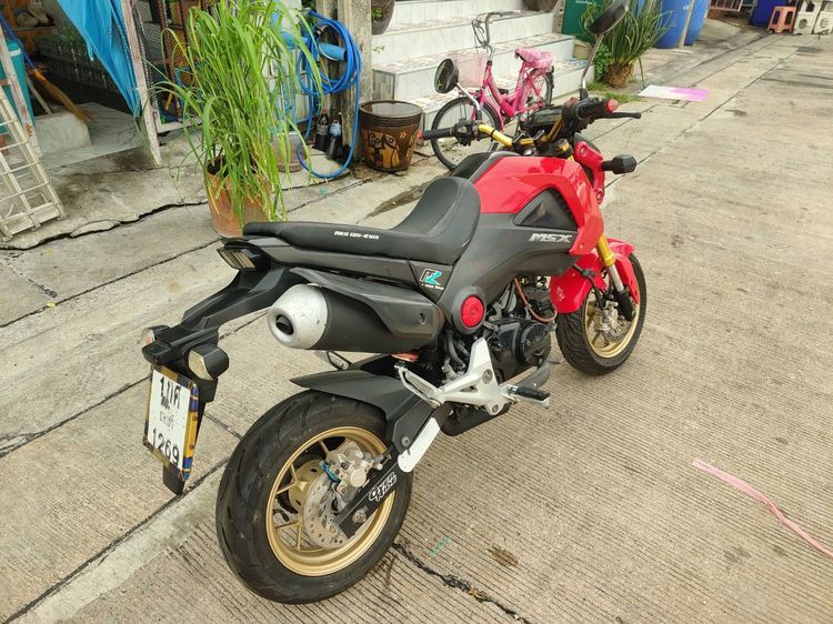 🛵ยังไงก็ขาย MSX125 ปี 58(งดต่อ) เครื่องดี สีสวย สตาร์ทมือ รถบ้านพร้อมใช้งาน เปลี่ยนน้ำมันเครื่องฟรี ส่งฟรี30กิโล รูปที่ 7