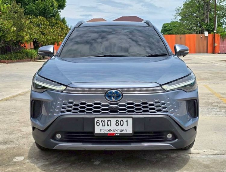 Toyota Corolla Cross 2024 1.8 HEV Premium Luxury ไฮบริด เกียร์อัตโนมัติ เทา