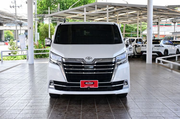 Toyota Majesty 2020 2.8 Grande Van ดีเซล ไม่ติดแก๊ส เกียร์อัตโนมัติ ขาว รูปที่ 2
