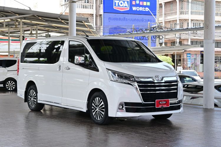 Toyota Majesty 2020 2.8 Grande Van ดีเซล ไม่ติดแก๊ส เกียร์อัตโนมัติ ขาว รูปที่ 3
