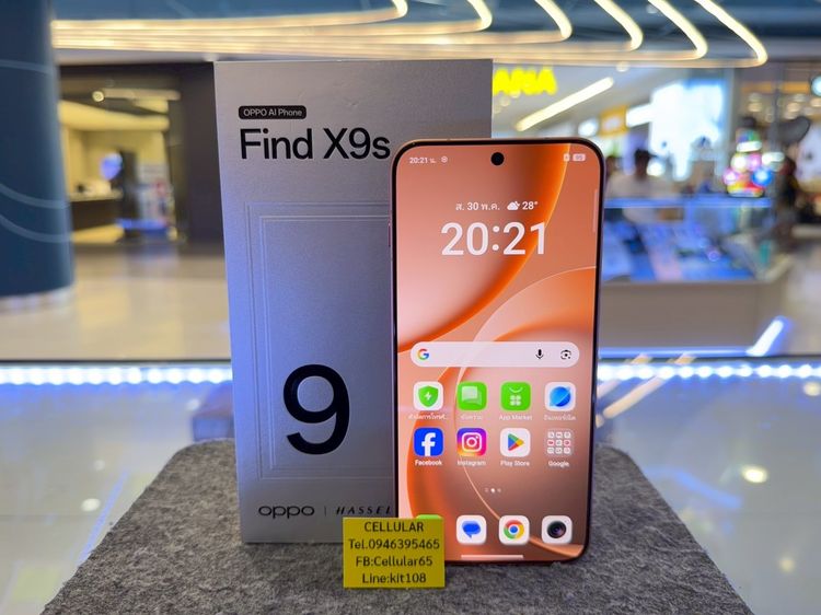 OPPO Find X9s 256GB ประกันศูนย์ไทย11เดือนกว่า ไร้รอย ครบกล่อง รูปที่ 2