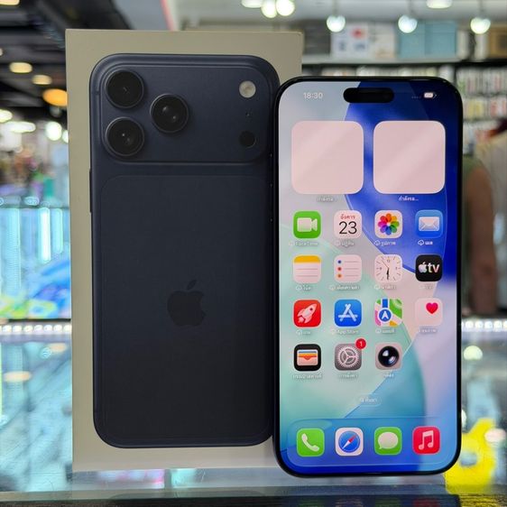 อื่นๆ 512 GB iPhone17 Pro Max 512GB สีฟ้า เครื่องศูนย์ สภาพสวยมากๆ ประกันศูนย์ยาวๆ ครบยกกล่อง😊😊
