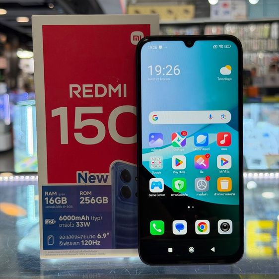 Xiaomi อื่นๆ 256 GB Redmi 15C สีดำ(Midnight Black) เครื่องศูนย์ สภาพสวยมากๆ จอ6.9นิ้ว แรม8รอม256 กล้อง50ล้าน(2ตัว) ครบยกกล่อง🔥🔥