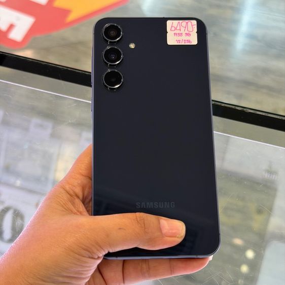 Samsung A55 5G 256GB สีดำ เครื่องศูนย์ สภาพสวยมาก จอ6.6นิ้ว แรม12รอม256 กล้อง50ล้าน(3ตัว) ครบยกกล่อง🔥🔥 รูปที่ 3