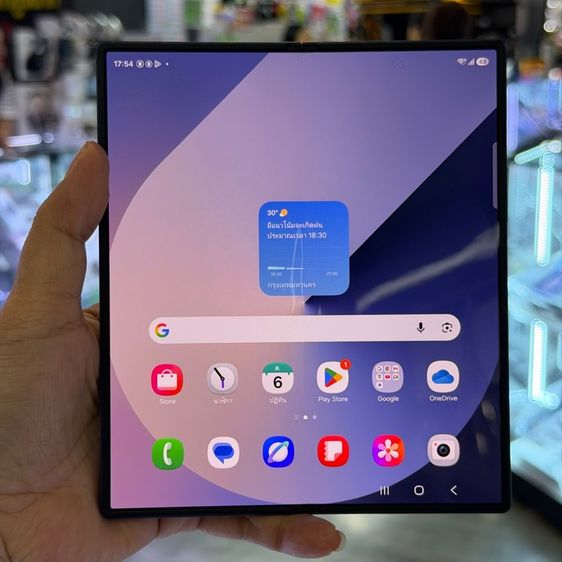 อื่นๆ 256 GB Samsung Z Fold6 สีฟ้า เครื่องศูนย์ สภาพสวย จอ7.6นิ้ว แรม12รอม256 Snap8 Gen3 กล้อง50ล้าน(3ตัว)🔥🔥