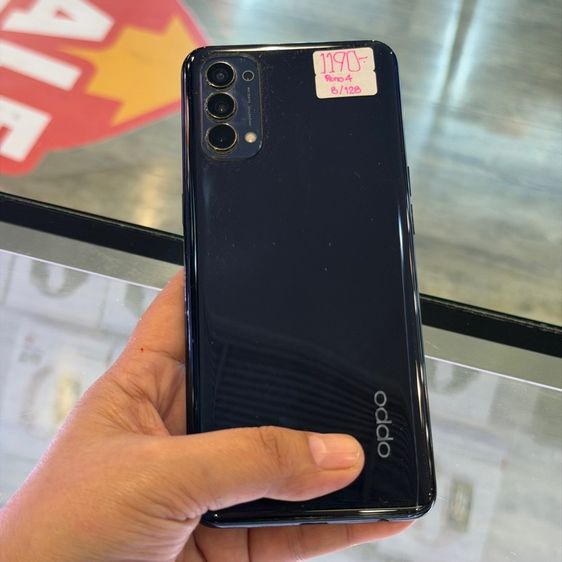 Oppo Reno4 สีดำ เครื่องศูนย์ ขายตามสภาพค่ะ😊😊 รูปที่ 2