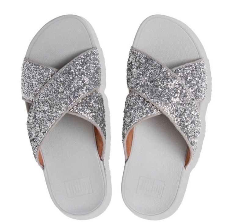 Fitflop รุ่น lulu shimmerfoil สีเทา