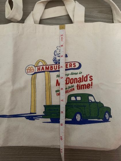 กระเป๋าผ้าสะพายจาก McDonald’s แท้ค่ะ รูปที่ 6