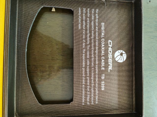สาย Digital Coaxial แบรนด์ Choseal รุ่น TB-5209 รูปที่ 5