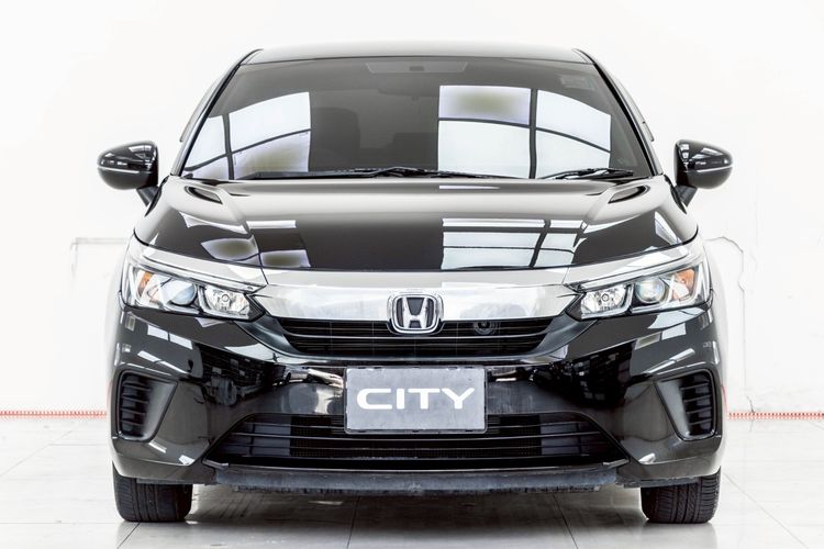 Honda City 2020 1.0 SV Sedan เบนซิน ไม่ติดแก๊ส เกียร์อัตโนมัติ ดำ รูปที่ 4