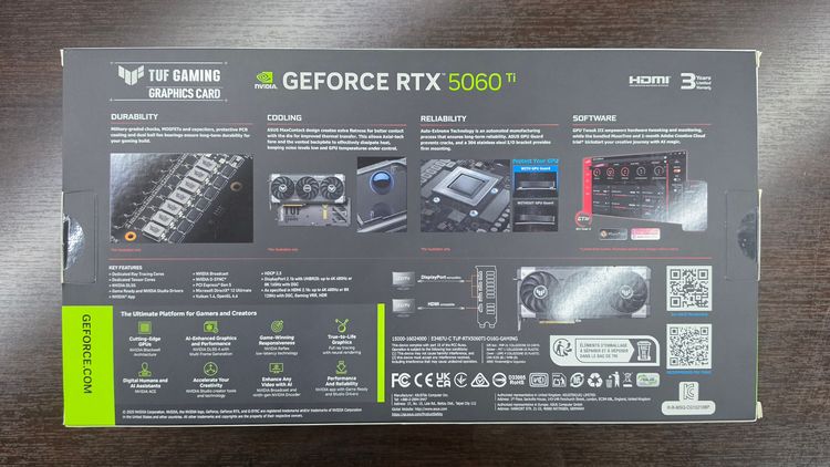 Asus TUF Gaming OC RTX 5060 TI 16GB รูปที่ 2