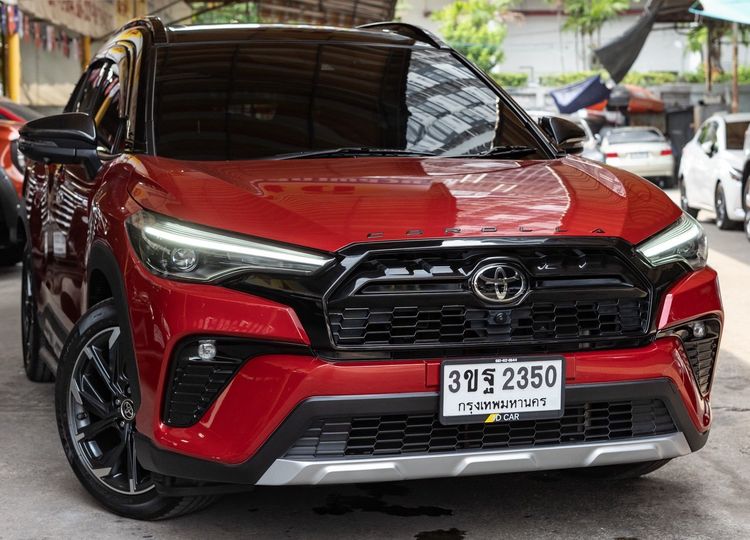 Toyota Corolla Cross 2022 1.8 Hybrid Premium Safety GR Sport Utility-car ไฮบริด ไม่ติดแก๊ส เกียร์อัตโนมัติ แดง รูปที่ 3