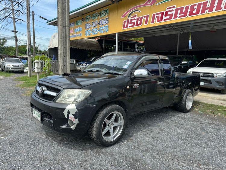 Toyota Hilux Vigo 2005 3.0 G Pickup ดีเซล ไม่ติดแก๊ส เกียร์ธรรมดา ดำ รูปที่ 3