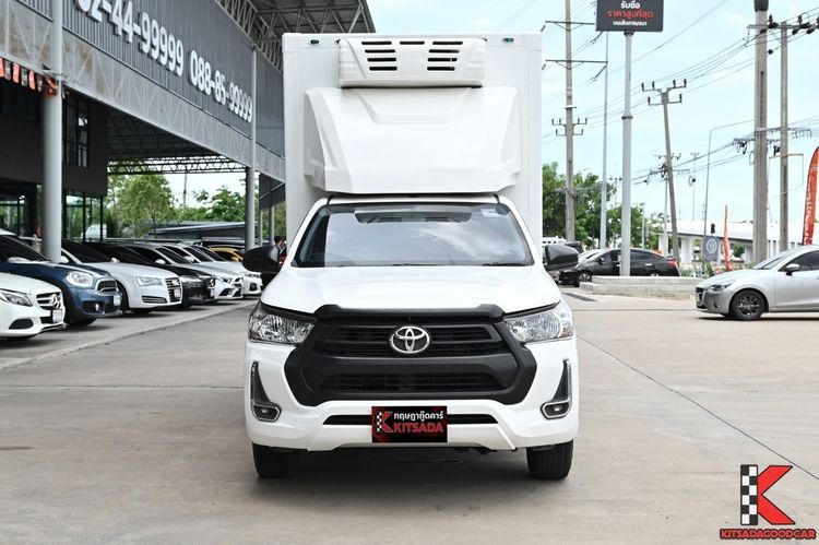 Toyota Hilux Revo 2023 2.4 Entry Pickup ดีเซล ไม่ติดแก๊ส เกียร์ธรรมดา ขาว รูปที่ 2