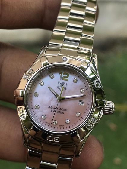 TAG Heuer Aquaracer Lady Diamond Pink Mother of pearl WAF141A🇨🇭🇨🇭
   รูปที่ 2