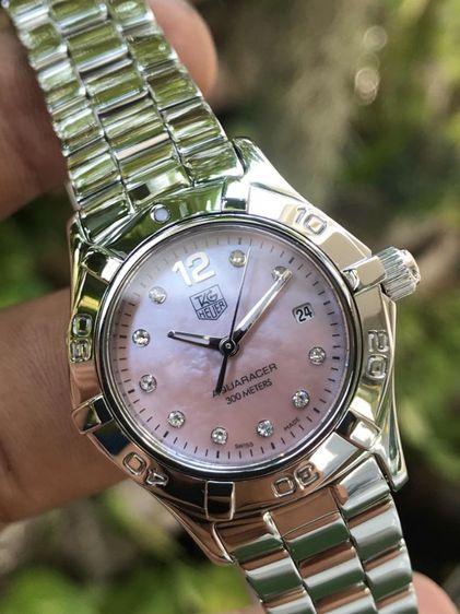 TAG Heuer Aquaracer Lady Diamond Pink Mother of pearl WAF141A🇨🇭🇨🇭
   รูปที่ 4