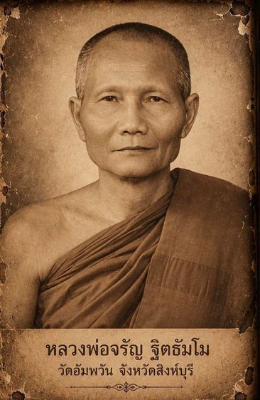ลพ.จรัญ วัดอัมพวัน พระเนื้อผงปี 2554 รูปที่ 4
