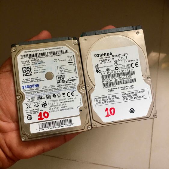 HD Notebook 2.5 Samsung Toshiba ความจุ640GB ลงวินโดว์10พร้อมโปรแกรมใช้งาน 