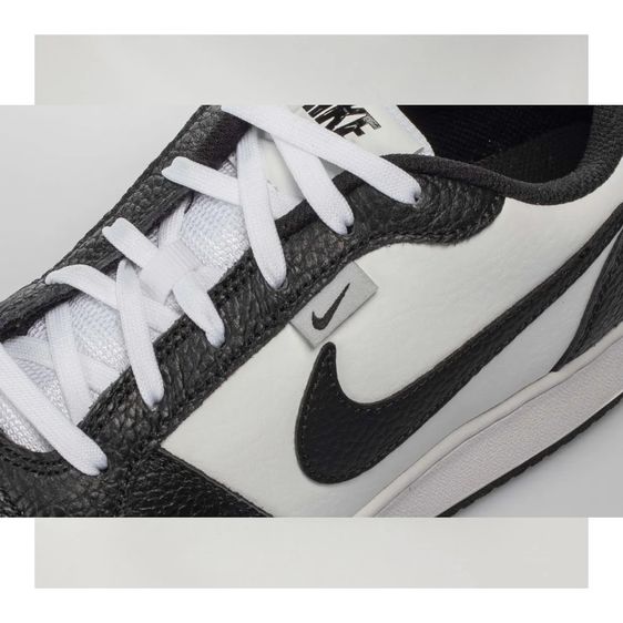 Nike Ebernon Low Top Premium 'White Black รูปที่ 5
