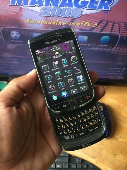 BlackBerry 9800 สภาพดี จอสีทัชได้ เทสด้วยซิมAISใช้งานปกติ แบตแท้เก็บไฟ กล้องใช้งานได้ มีสายชาร์จแท้ให้ครับ