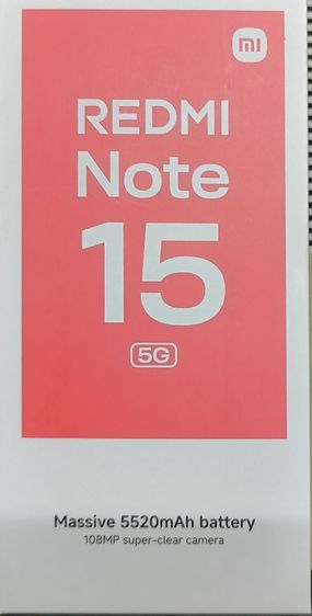 ขาย redmi note 15 5g แรม 12 (256gb)สภาพนางฟ้าไม่มีรอย