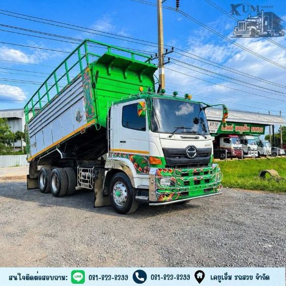 สิบล้อดัมพ์ HINO 344 ปี60