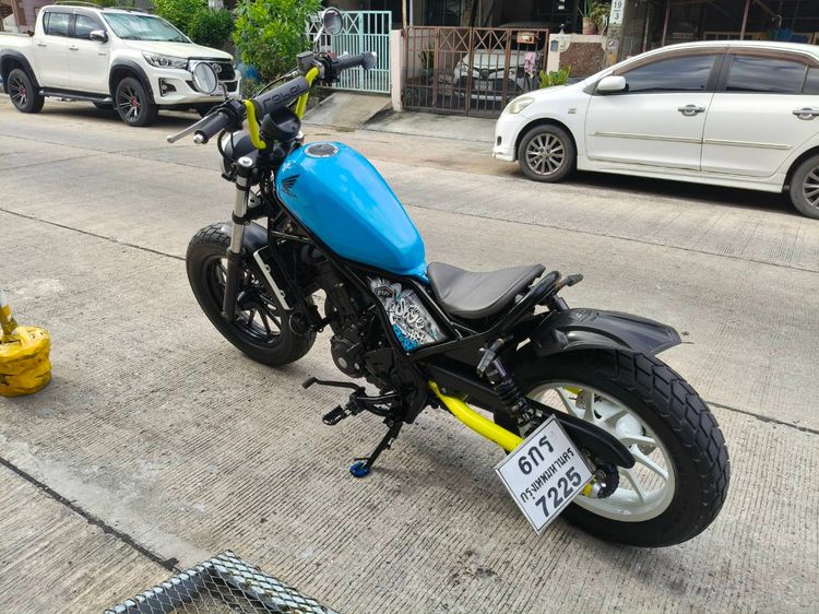 🛵ยังไงก็ขาย rebel300 ปี 60 เครื่องดี สีสวย สตาร์ทมือ วิ่งน้อย3600โล เล่มชุดโอนครบ+เปลี่ยนถ่ายน้ำมันเครื่องฟรี ส่งฟรี30 ก.ม รูปที่ 7