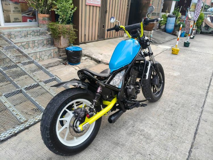 🛵ยังไงก็ขาย rebel300 ปี 60 เครื่องดี สีสวย สตาร์ทมือ วิ่งน้อย3600โล เล่มชุดโอนครบ+เปลี่ยนถ่ายน้ำมันเครื่องฟรี ส่งฟรี30 ก.ม รูปที่ 8